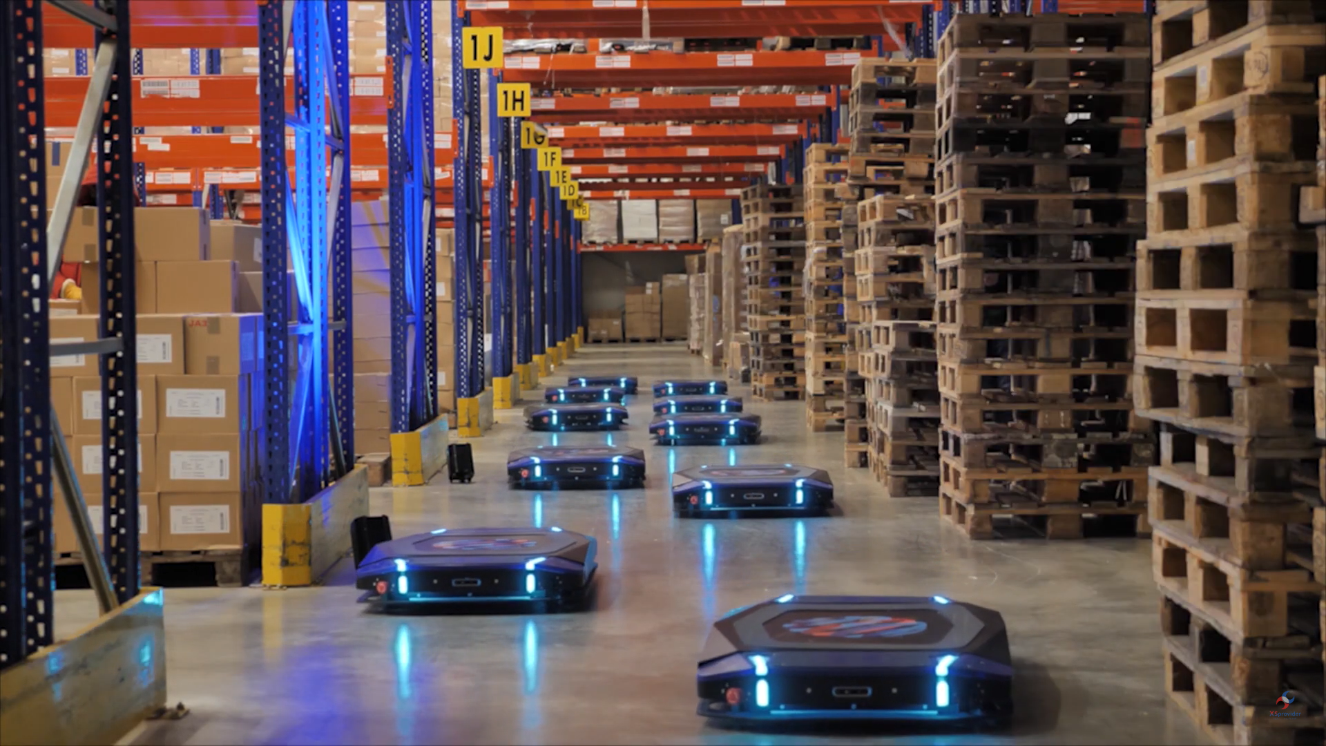 SỬ DỤNG AGV TRONG CÁC KHO BẢO QUẢN LẠNH